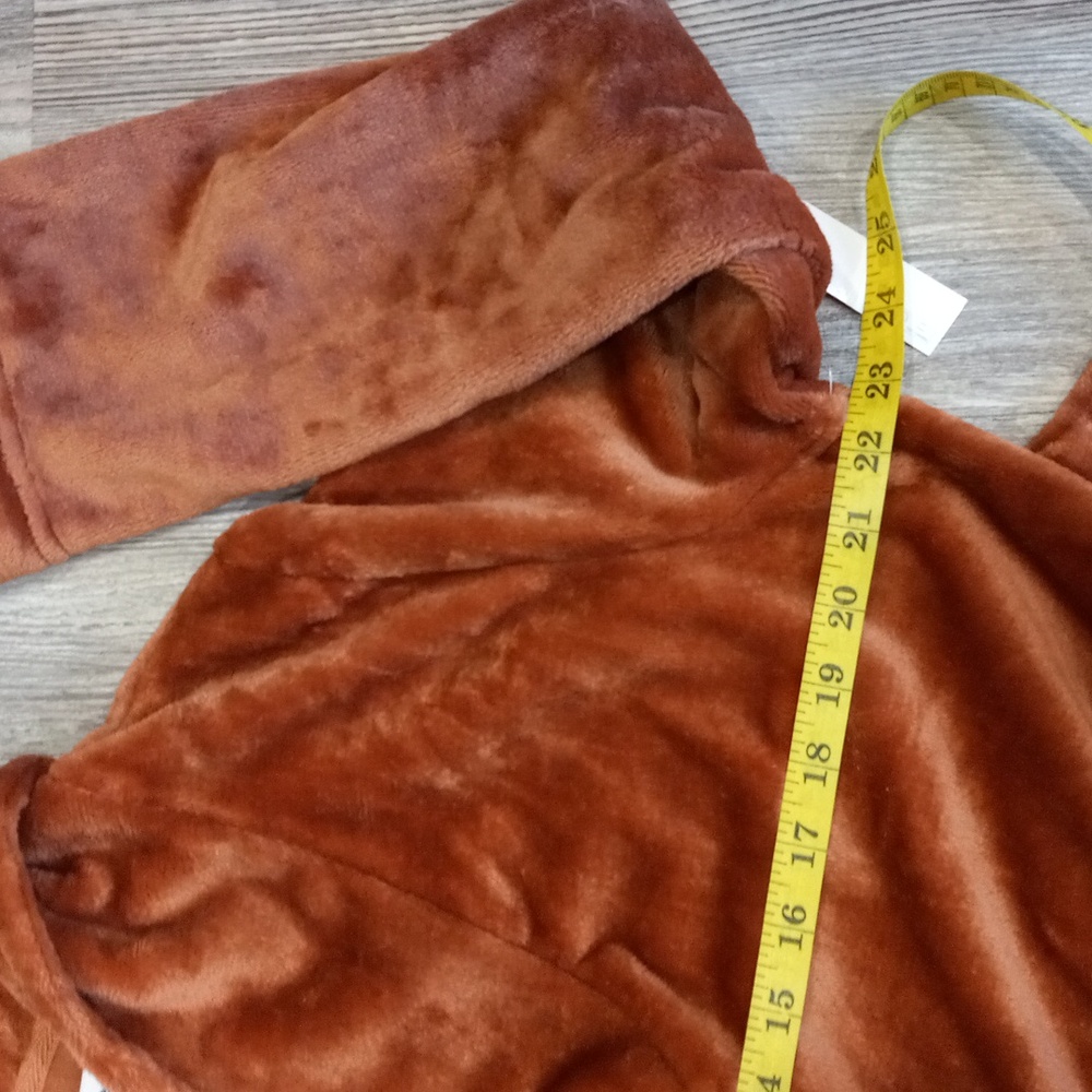 Amazon Essentials Cozy Brown Women's Robe Size XS - Picture 9 of 10